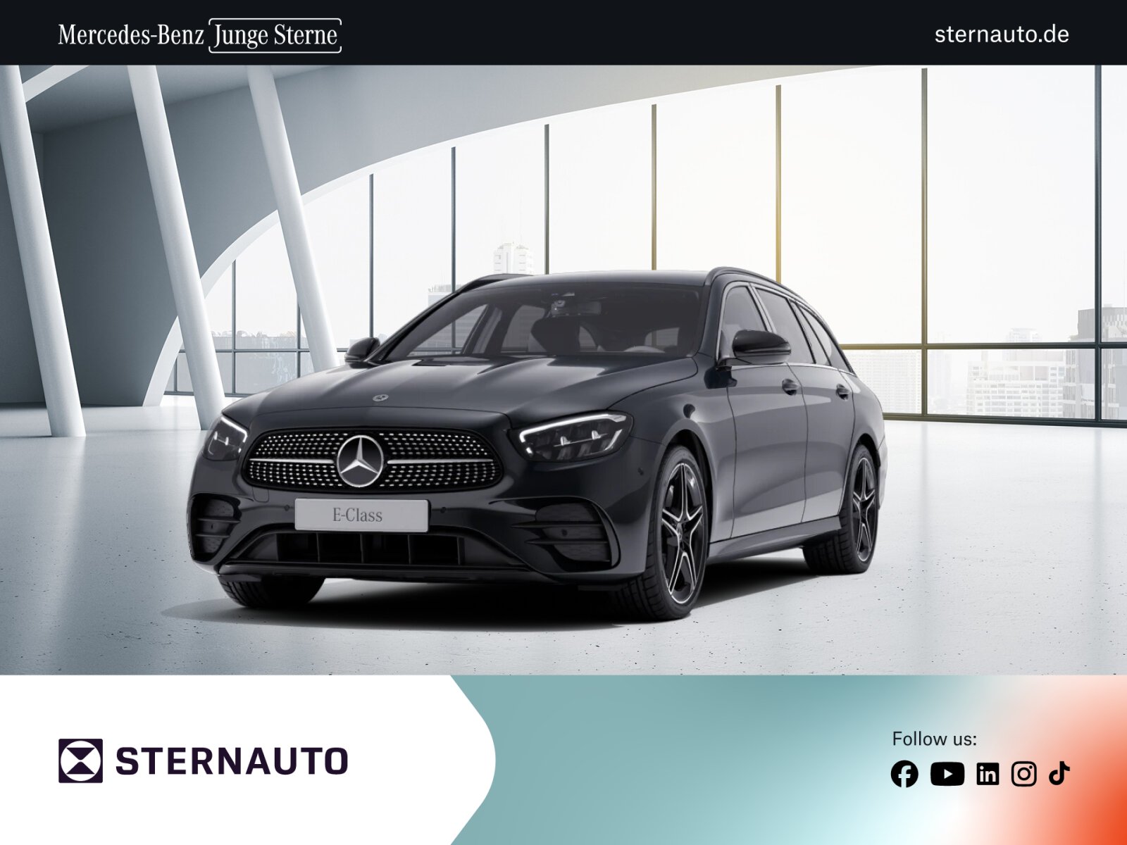 Mercedes-Benz E-Klasse — E-Klasse E 400 d 4M T AMG LED RüCam Night Wide 18 Zoll
