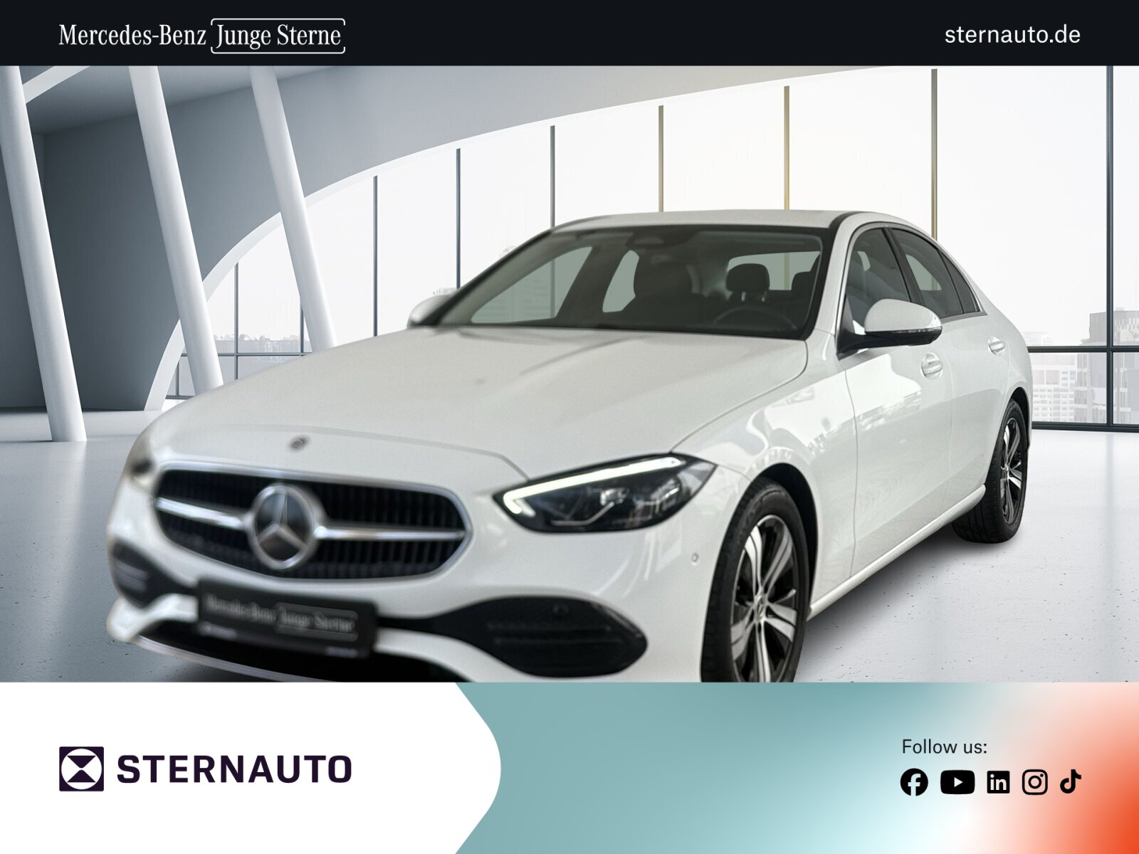 Mercedes-Benz C-Klasse — C-Klasse C 200 Avantgarde/Navi/Kamera/LED/Totwinkel/Klima