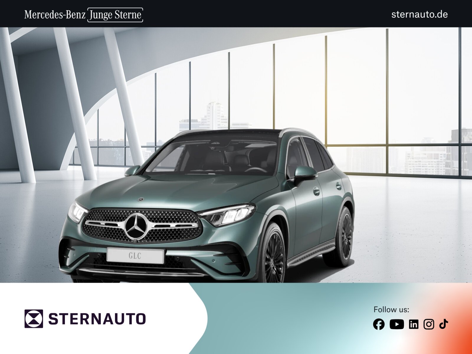 Mercedes-Benz GLC-Klasse — GLC-Klasse GLC 200 4M AMG Standh RüCam AHK Burm Pano LED 20 Zoll