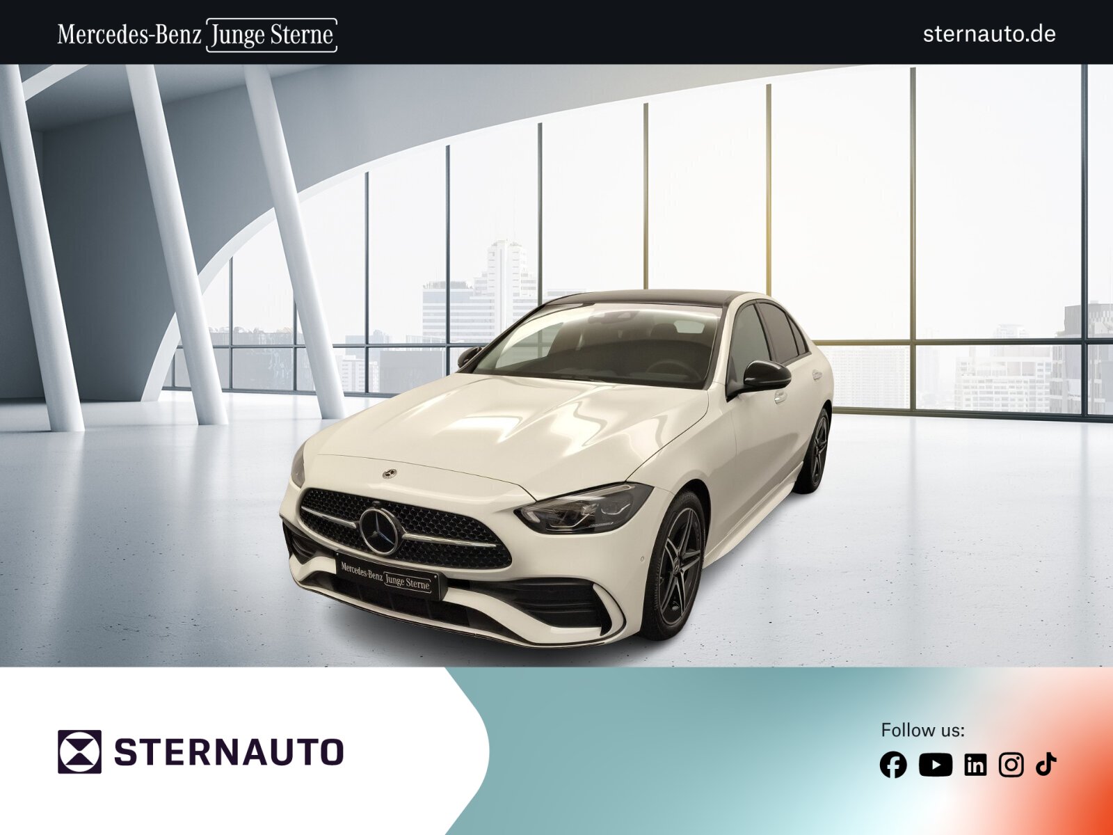 Mercedes-Benz C-Klasse — C-Klasse C 180 AMG Pano DISTRONIC Night WinterPak Sound