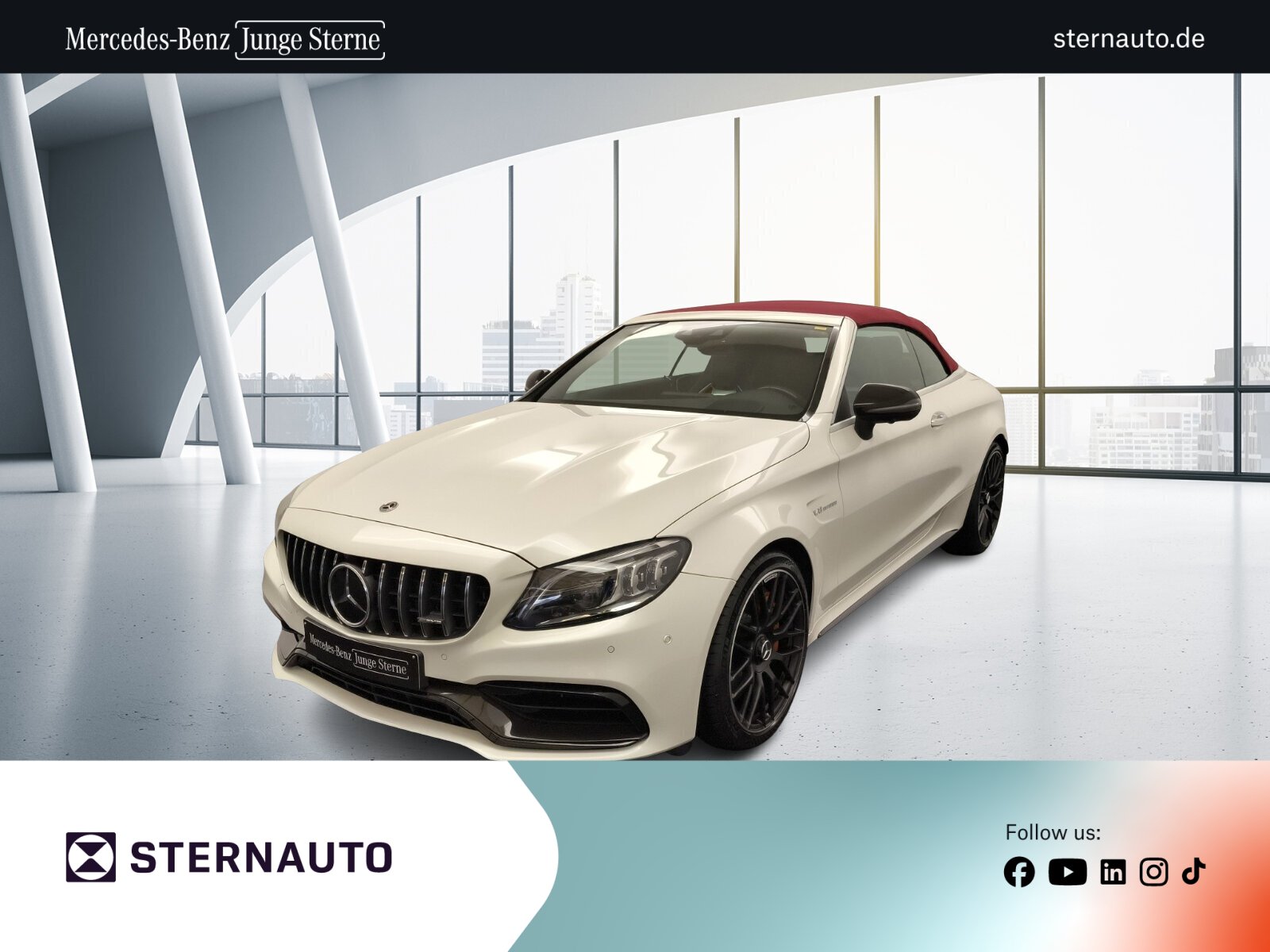Mercedes-Benz C-Klasse — C-Klasse C 63 S AMG Cabrio MultiBeam Night DriversP 360Ca