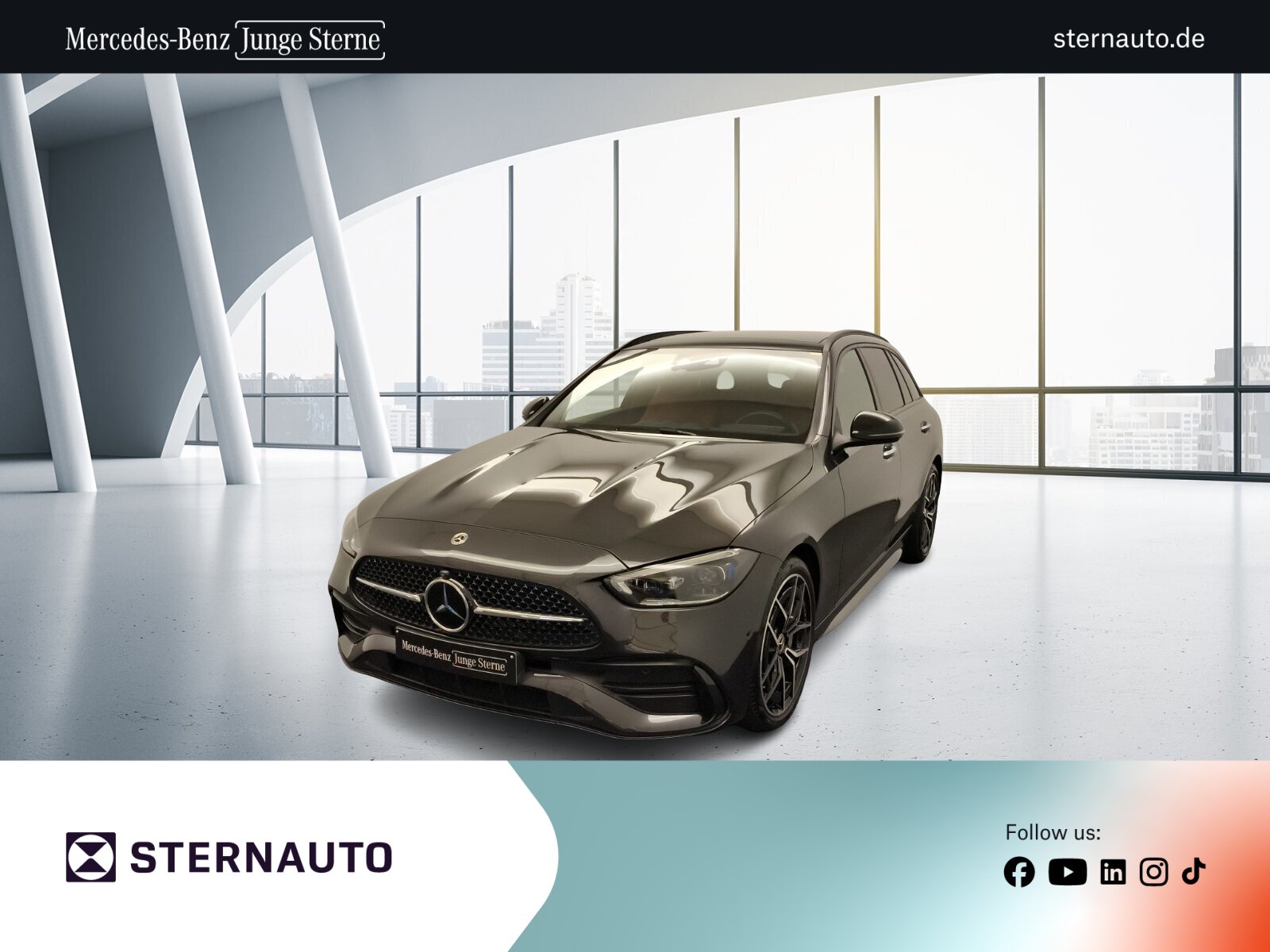 Mercedes-Benz C-Klasse — C-Klasse C 200dT AMG Premium+ Pano Night Distro Burm AHK